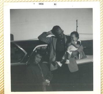 Emmet* Aldon (EA) West, 1961, with oldest child/daughter Cynthia